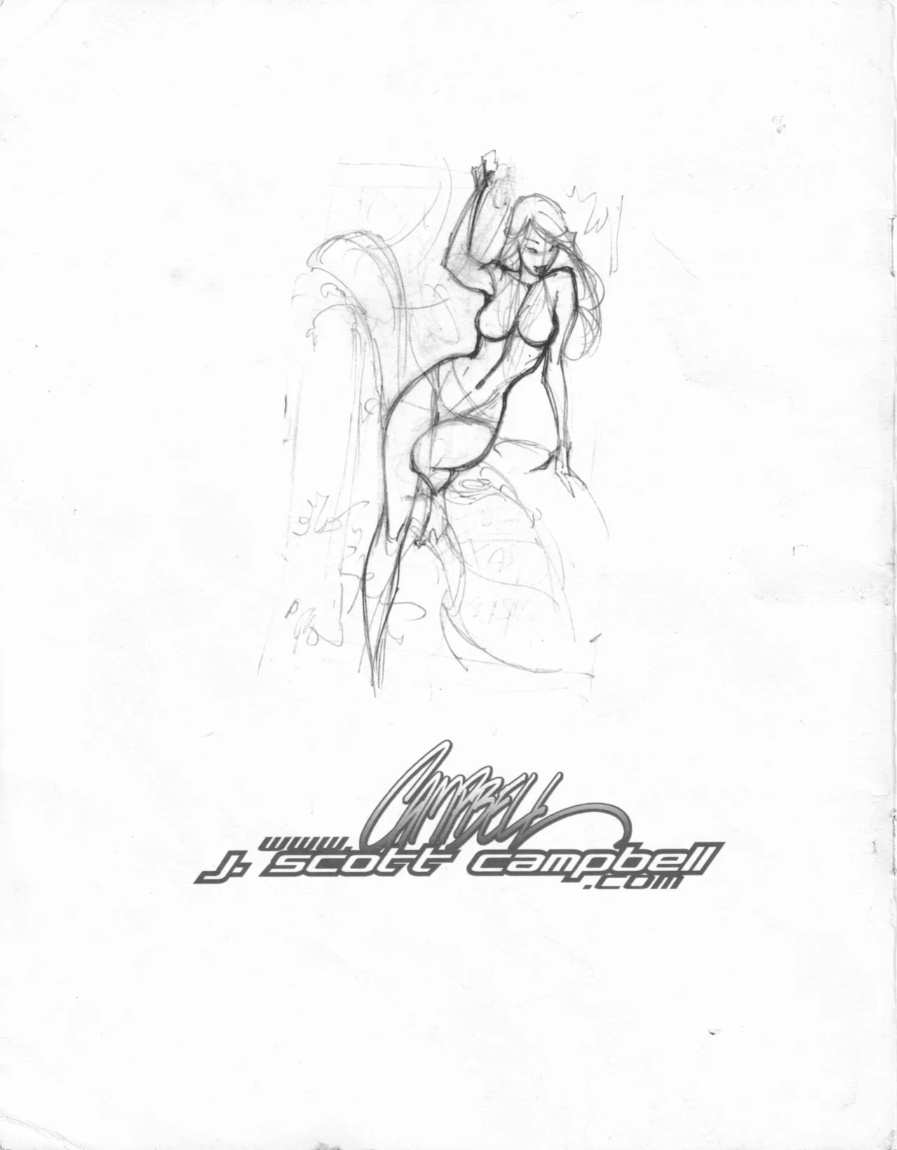[J. Scott Campbell] More Gray Area Sketchbook