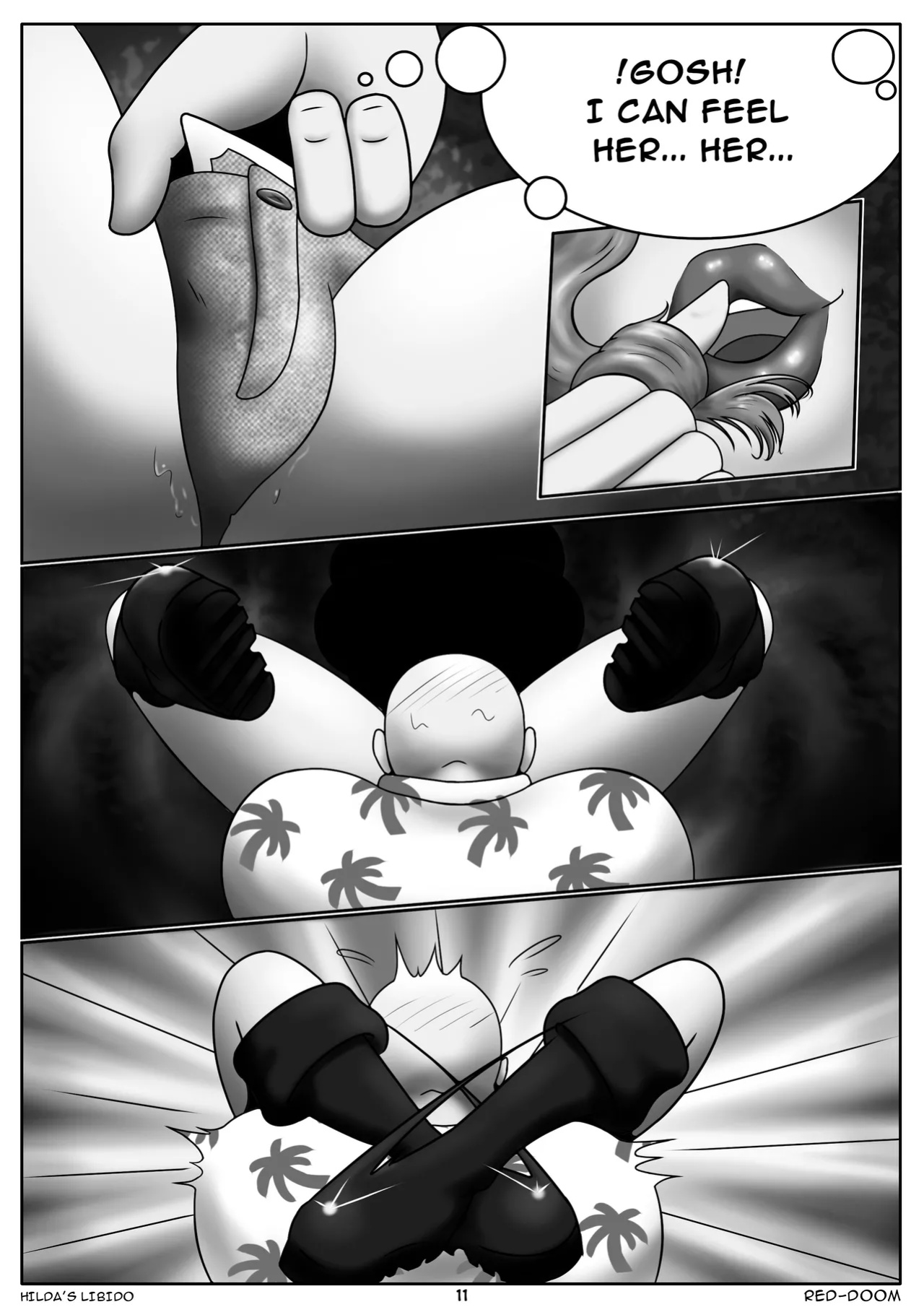 [Red-Doom] Hilda's Libido Ch. 1-3 (Pokemon)