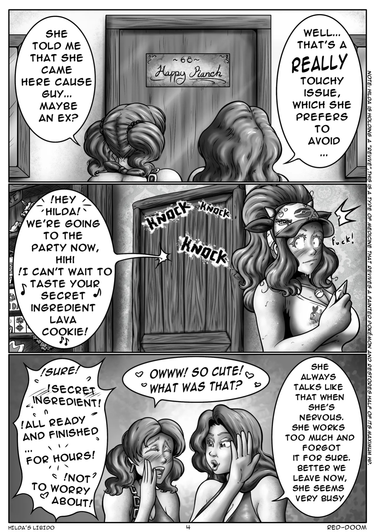 [Red-Doom] Hilda's Libido Ch. 1-3 (Pokemon)