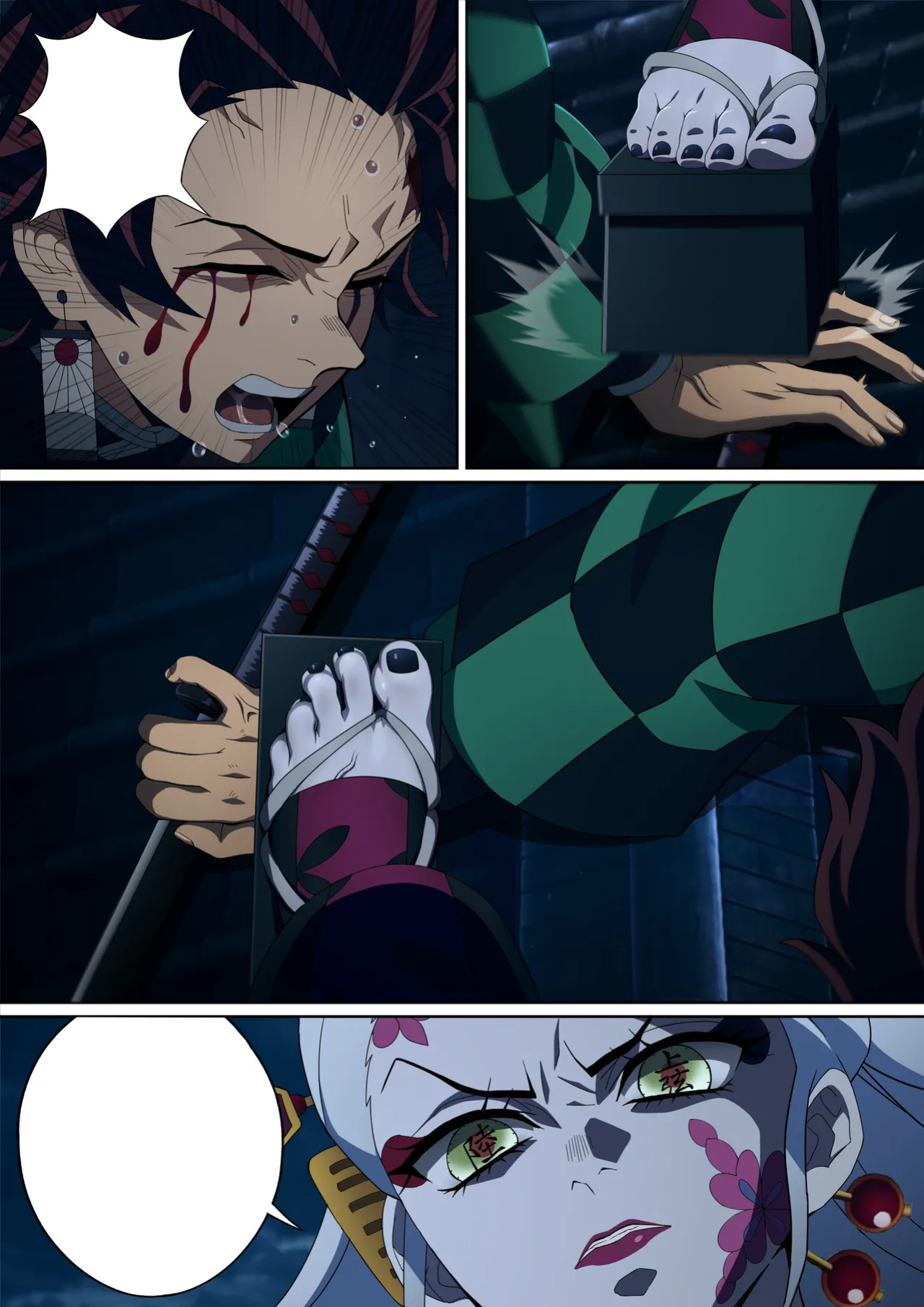 [FootCroft] [Kimetsu no Yaiba] Daki’s Blood Demon Art: Trample 堕姫の血鬼術・紅蓮践踏 (Part 1+Part 2)