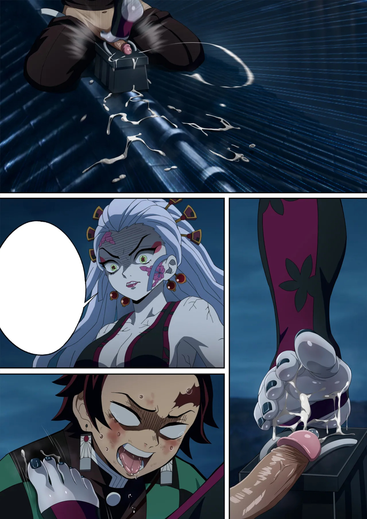 [FootCroft] [Kimetsu no Yaiba] Daki’s Blood Demon Art: Trample 堕姫の血鬼術・紅蓮践踏 (Part 1+Part 2)