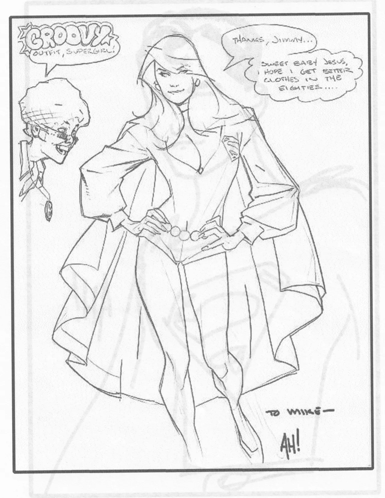 [Adam Hughes] Legion Sketches