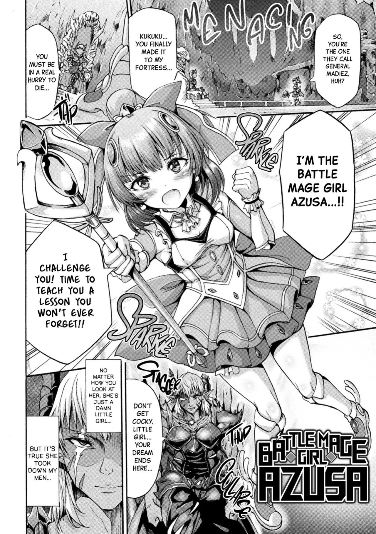 [Wasu] Matou Shoujo Azusa Ch.1-2 (Fallen Fantasy -Ochitaru Gensou-) [Black Grimoires]