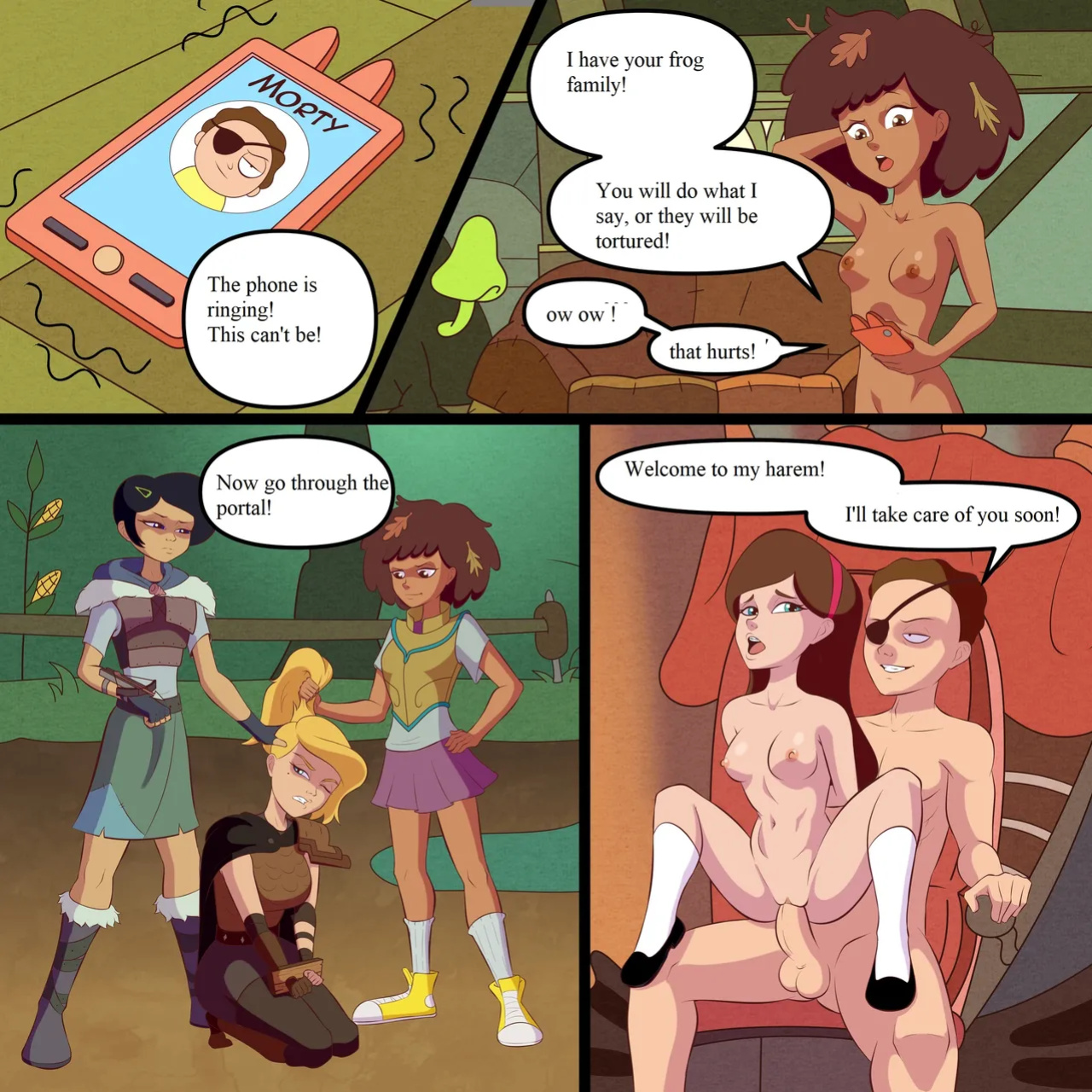 Evil morty horny eng