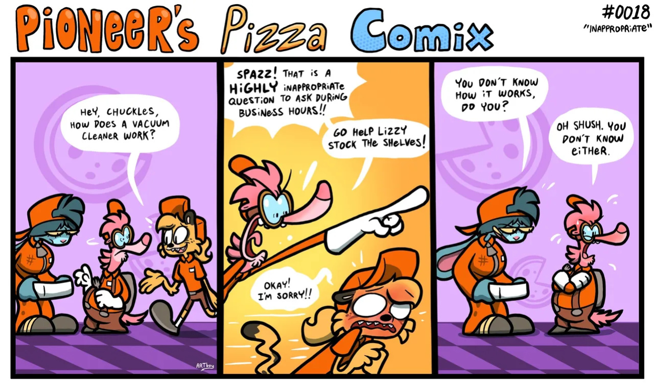[ENFman] Pioneer's Pizza Comix