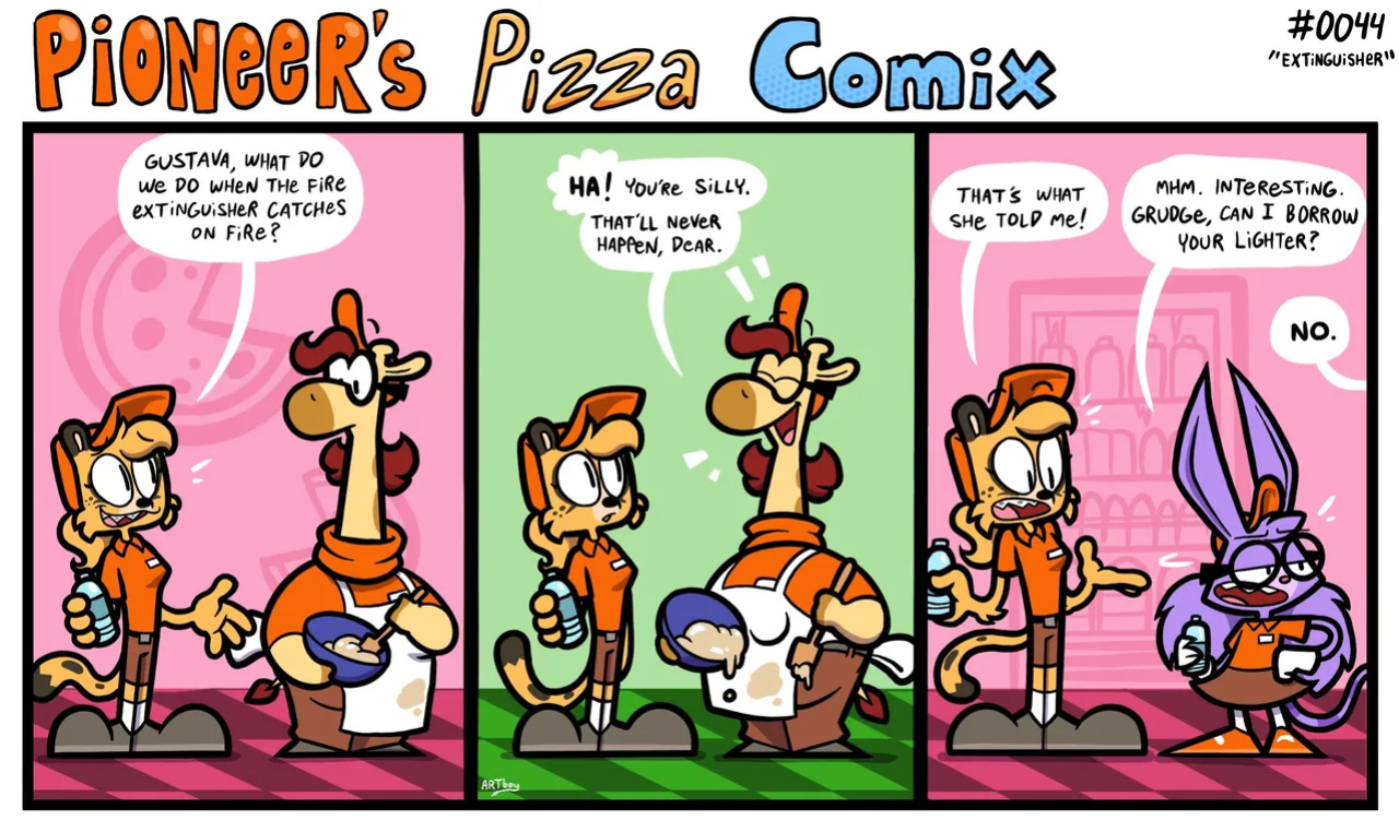 [ENFman] Pioneer's Pizza Comix