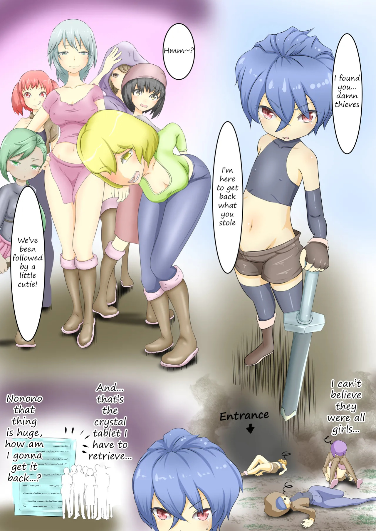 [Dew] A story about a hero being defeated by a female thief