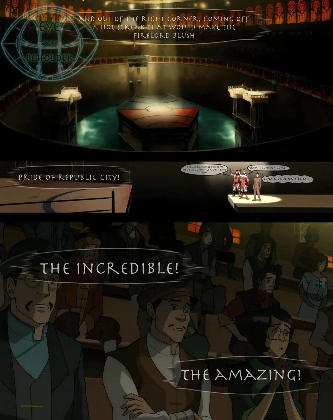 [Eye of the Beholder] The Fabulous Fucking Fire Ferrets (The Legend of Korra)