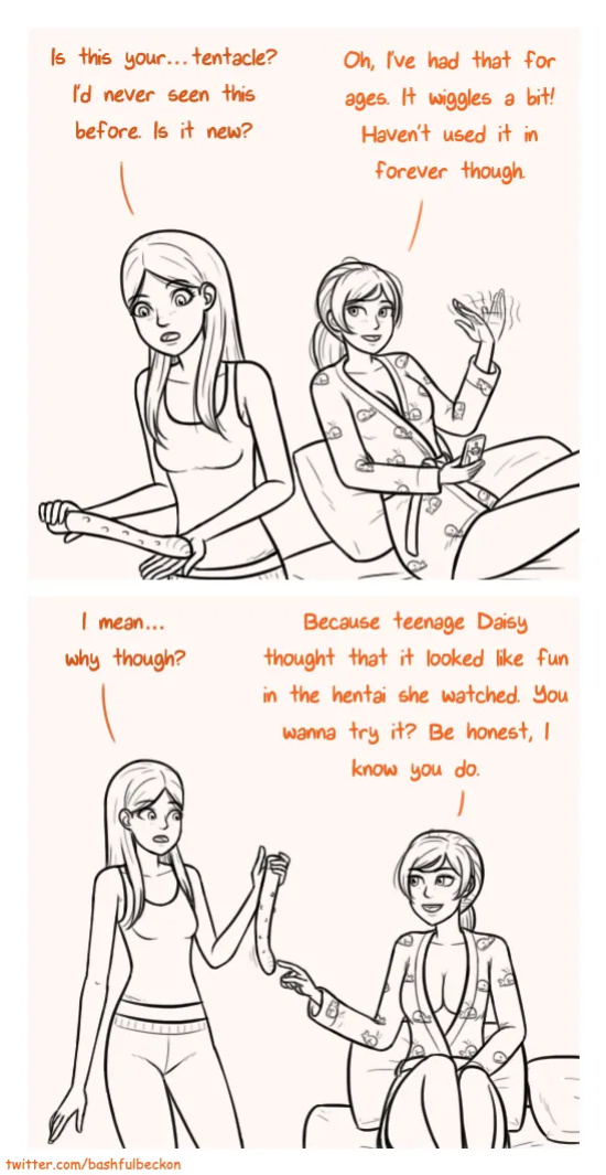 [bashfulbeckon] Tentacles: Bea and Friends