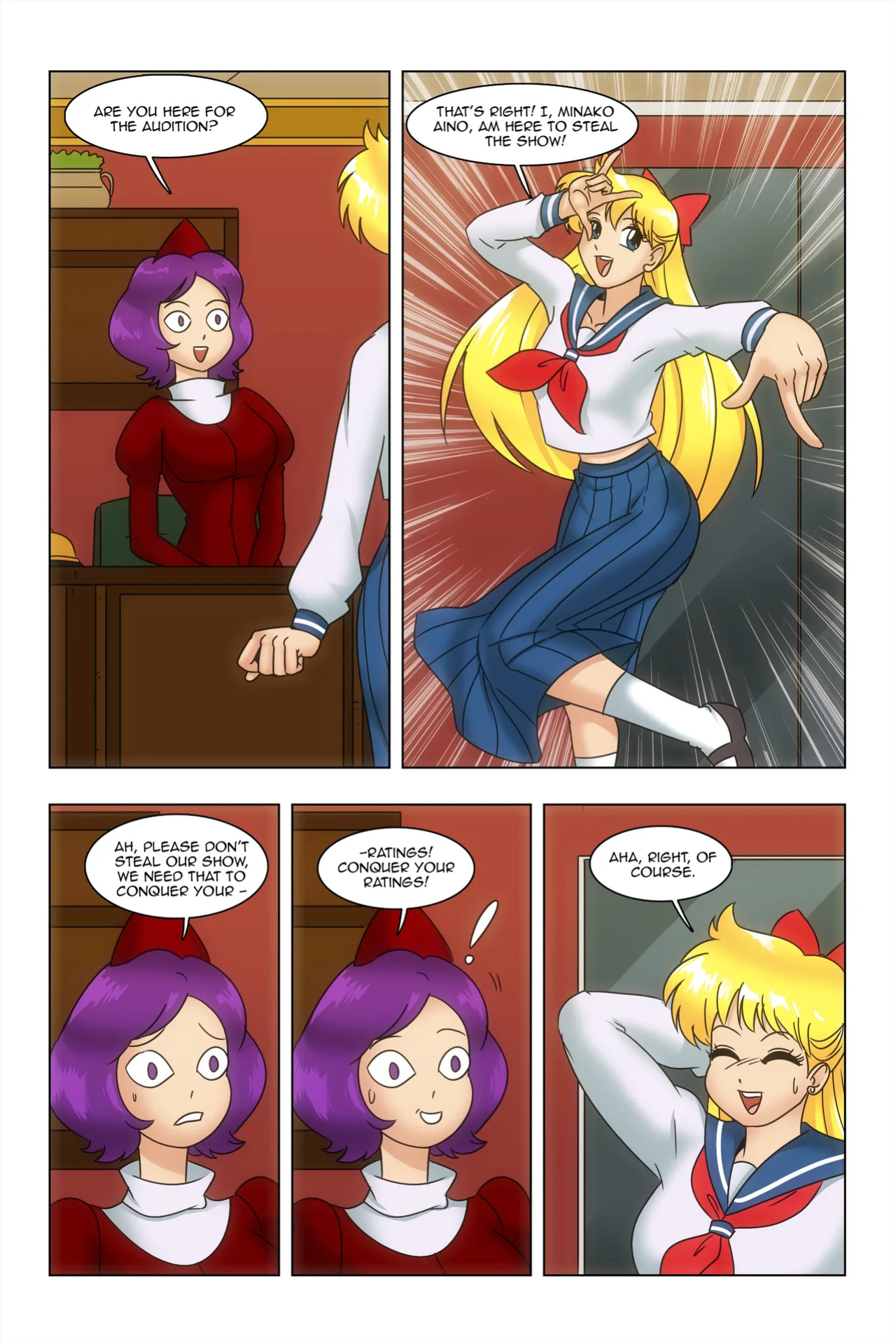 [wadevezecha] Turning the Tables (Sailor Moon)