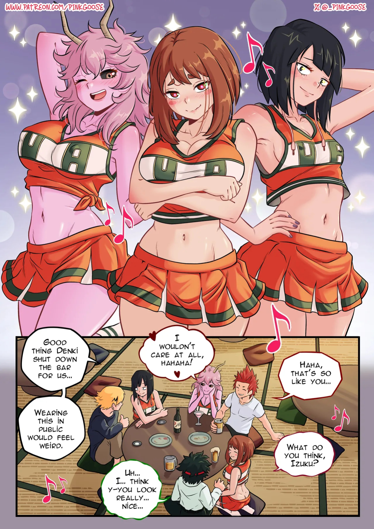 [PinkGoose] Mission complete, now let’s party! (Ochako x Izuku Part 3)