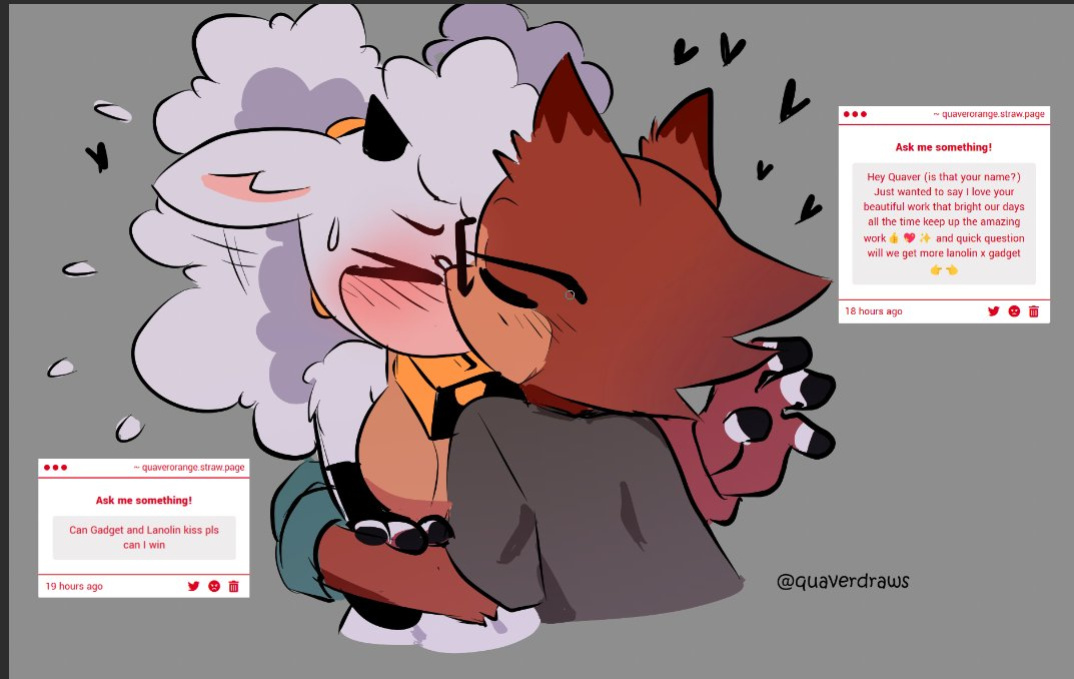 [QuaverDraws (QuaverNSFW)] Lanolin x Gadget