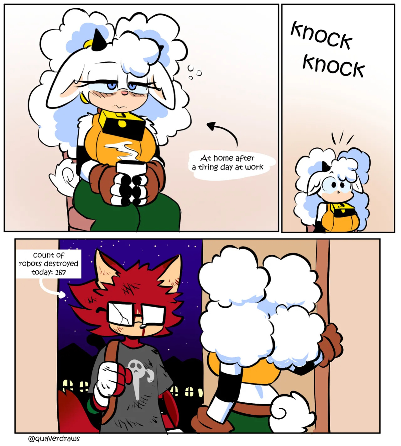 [QuaverDraws (QuaverNSFW)] Lanolin x Gadget