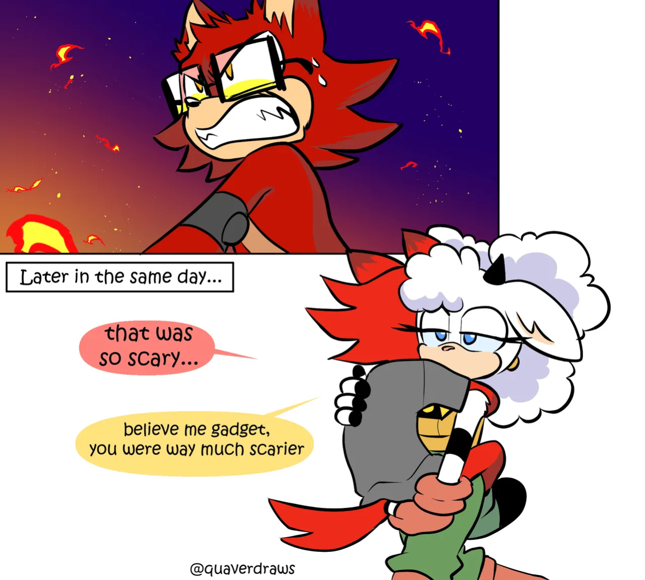 [QuaverDraws (QuaverNSFW)] Lanolin x Gadget