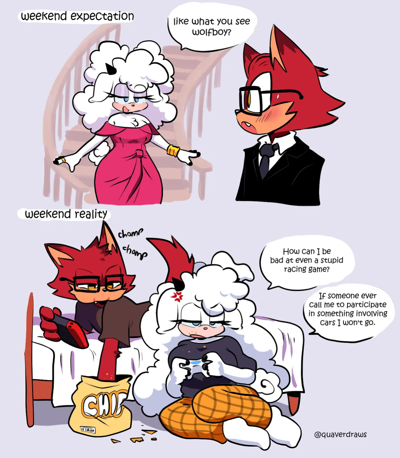 [QuaverDraws (QuaverNSFW)] Lanolin x Gadget