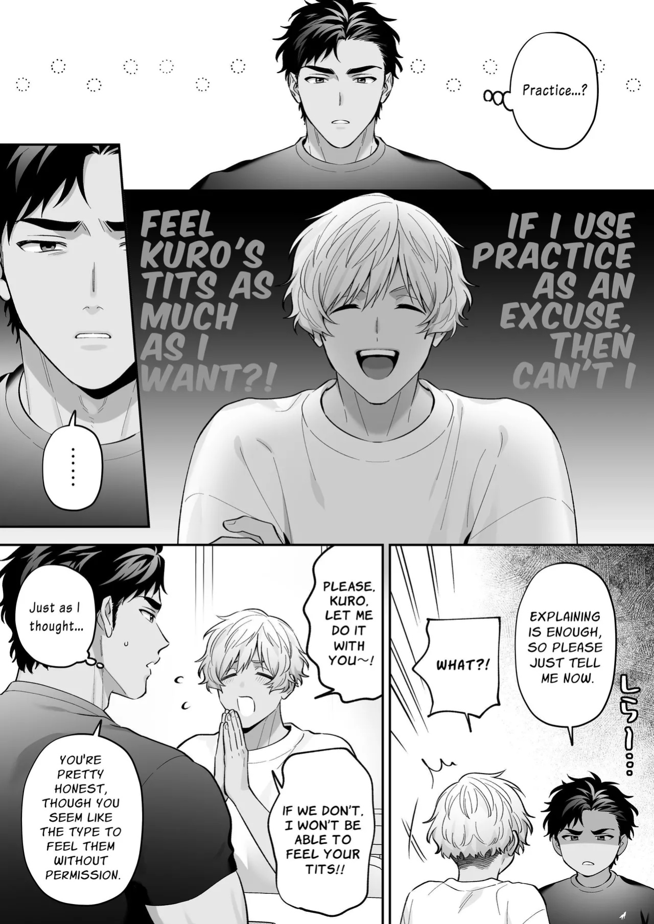 Shiro-Kuro Sex: ~Two Bottoms Tried Clothed Sex~ [FKRfactory (FKR)]
