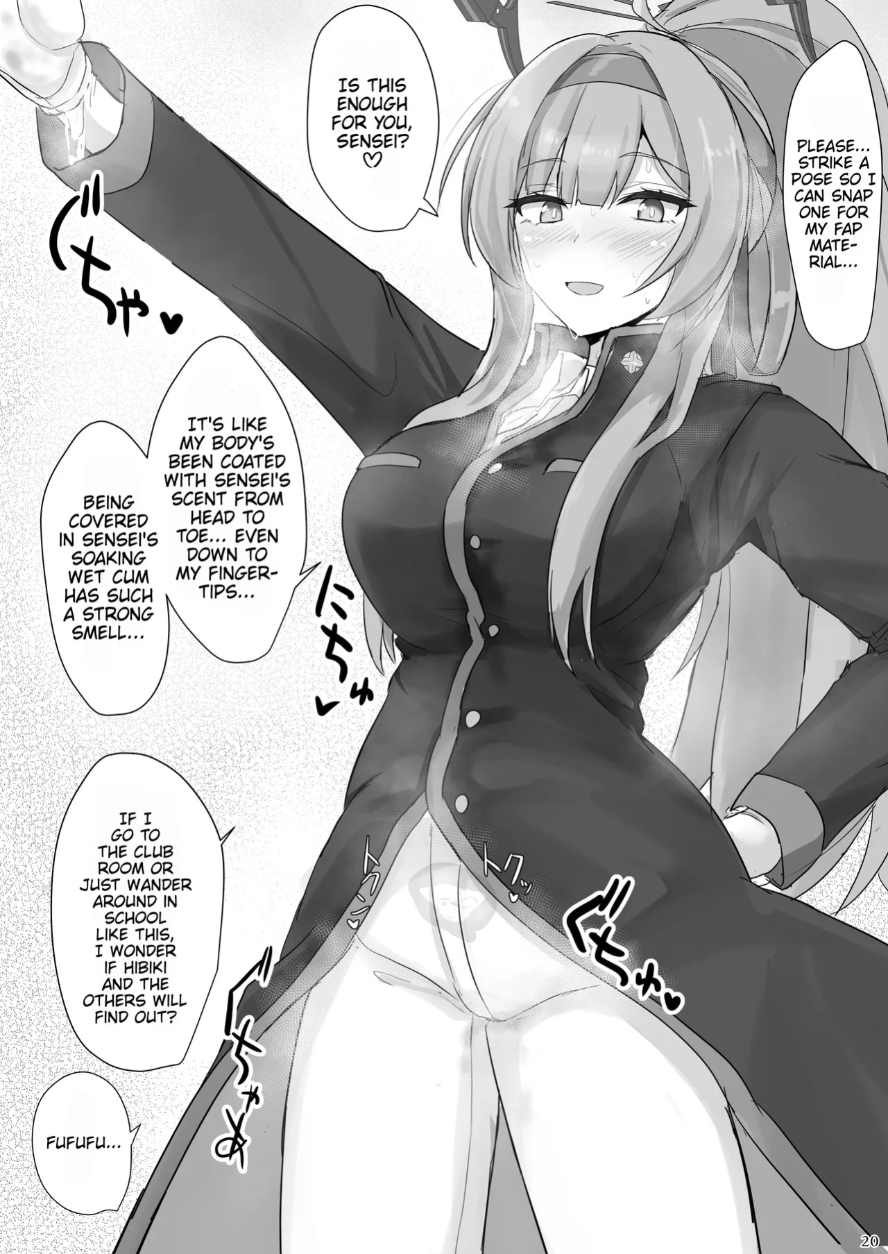 [Hakuginmokusei (Poshi)] Shiraishi Utaha ni Ouen Saretai | I Want To Be Cheered On By Shiraishi Utaha (Blue Archive) (C&C Scans)