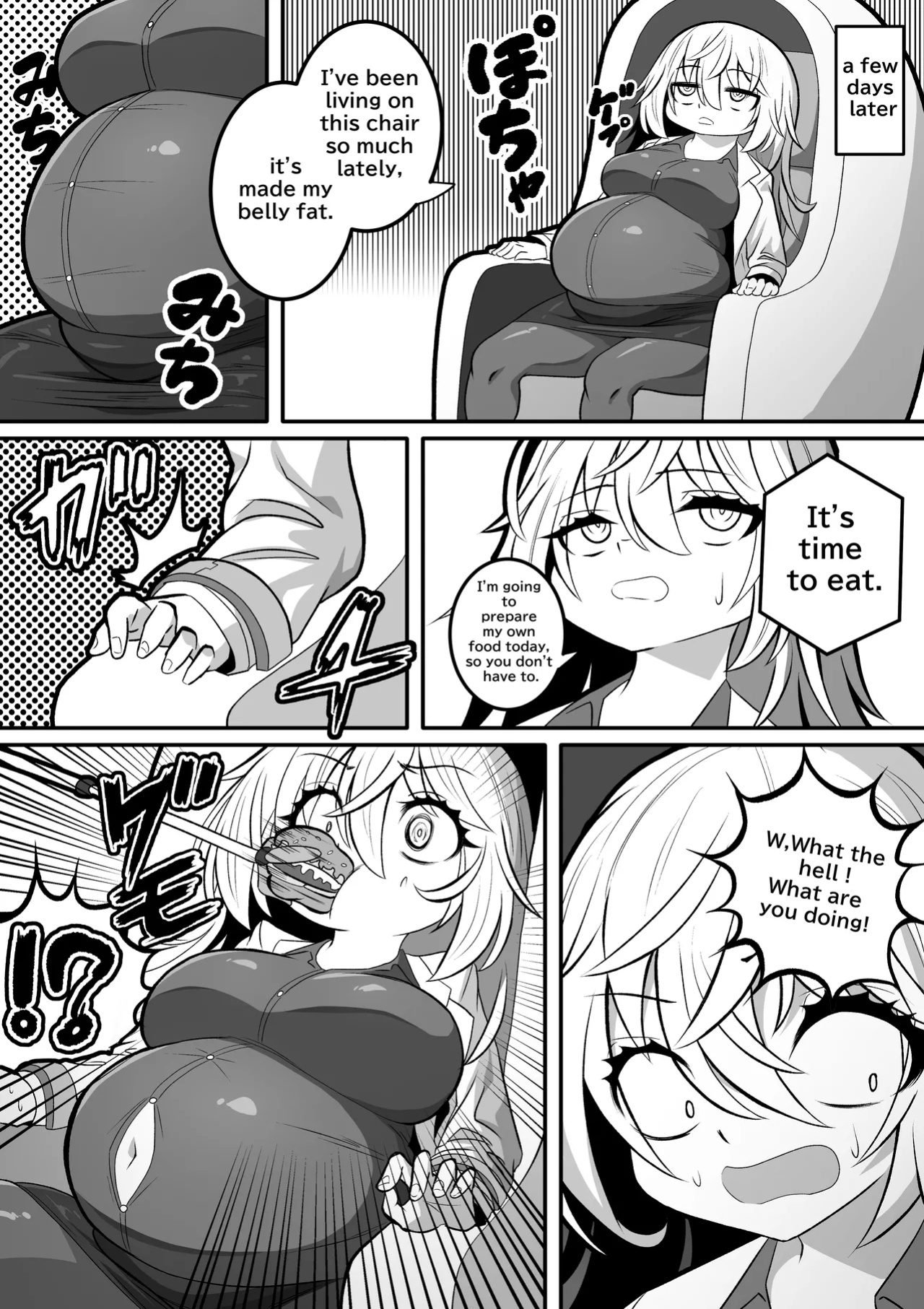 [ Kaiga ] Blob weight gain girl [ Complete ]