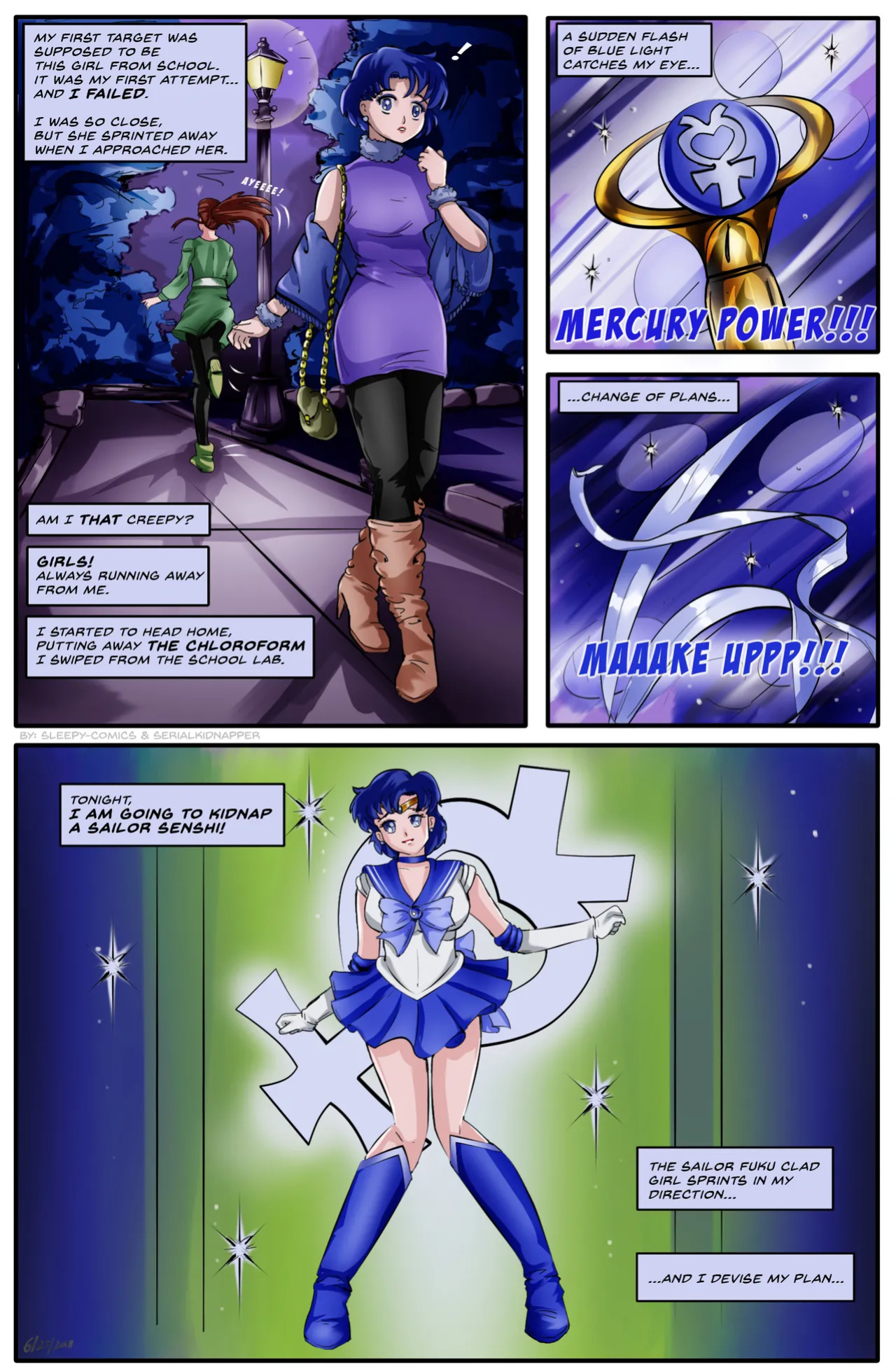 [Sleepy-Comics] Sailor Mercury in: The Youma Bluff