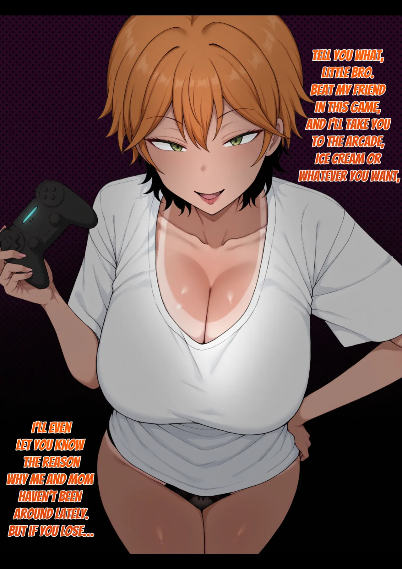 (Fan made) Kokujin no Tenkousei o NTRru "Kanako's Bet" - Full release uncensored! (AI generated)