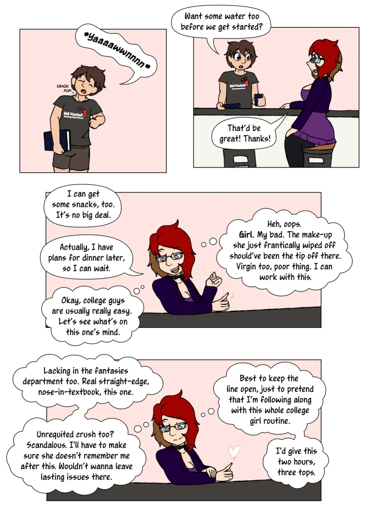 [LariUmbreon] Girl Me! How I Got Turned Into a Girl by a Desperate Succubus!