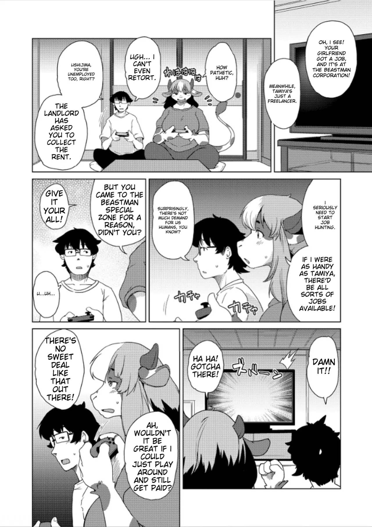 [Setouchi Kurage] Juujin Apart Tokoharusou e Youkoso! Ch. 6 eng MTL