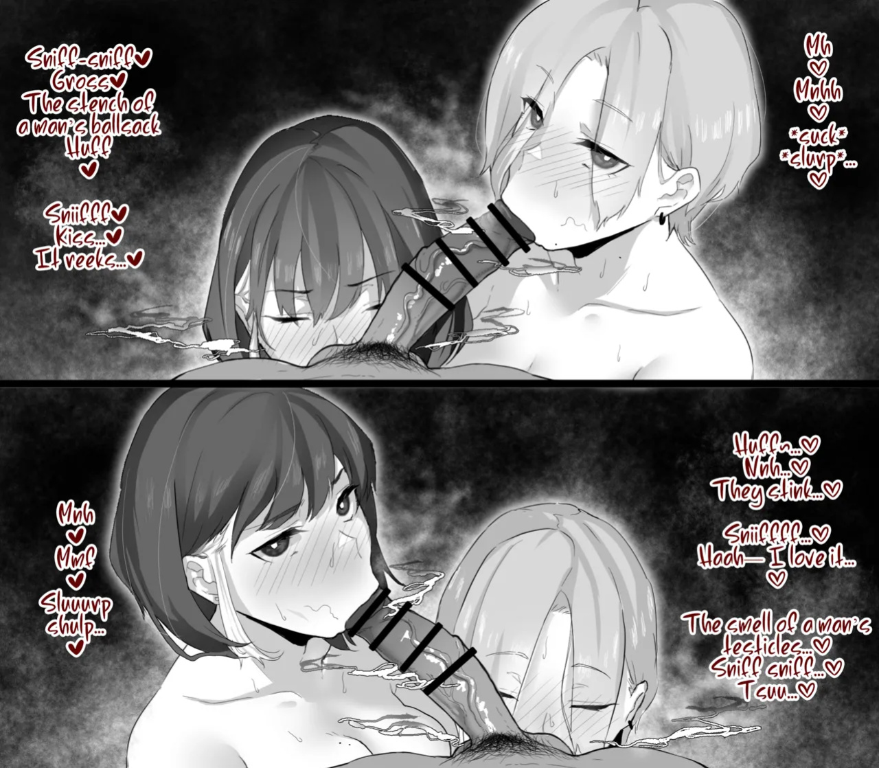 [Kagto] As Lesbians Whose Sex Life is in a Slump and are in Need of New Stimulation, is it Okay for the Scent of Cock to Awaken our Female Instincts?