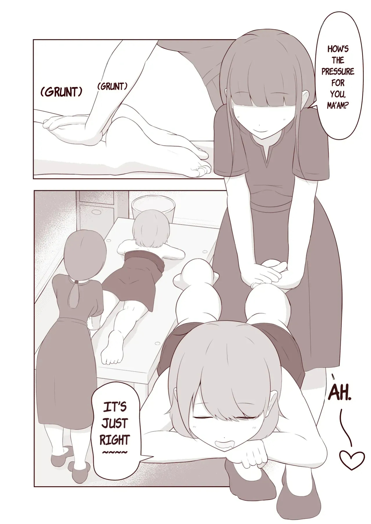 [Omonobe] I want to have the soles of my feet tickled!