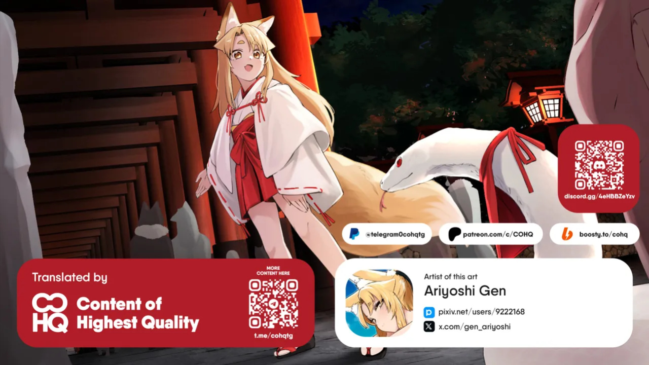 [Katamimi Headphone (Ariyoshi Gen)] Komagitsune no Yue San | Yue the Guardian Fox 3 [COHQ]