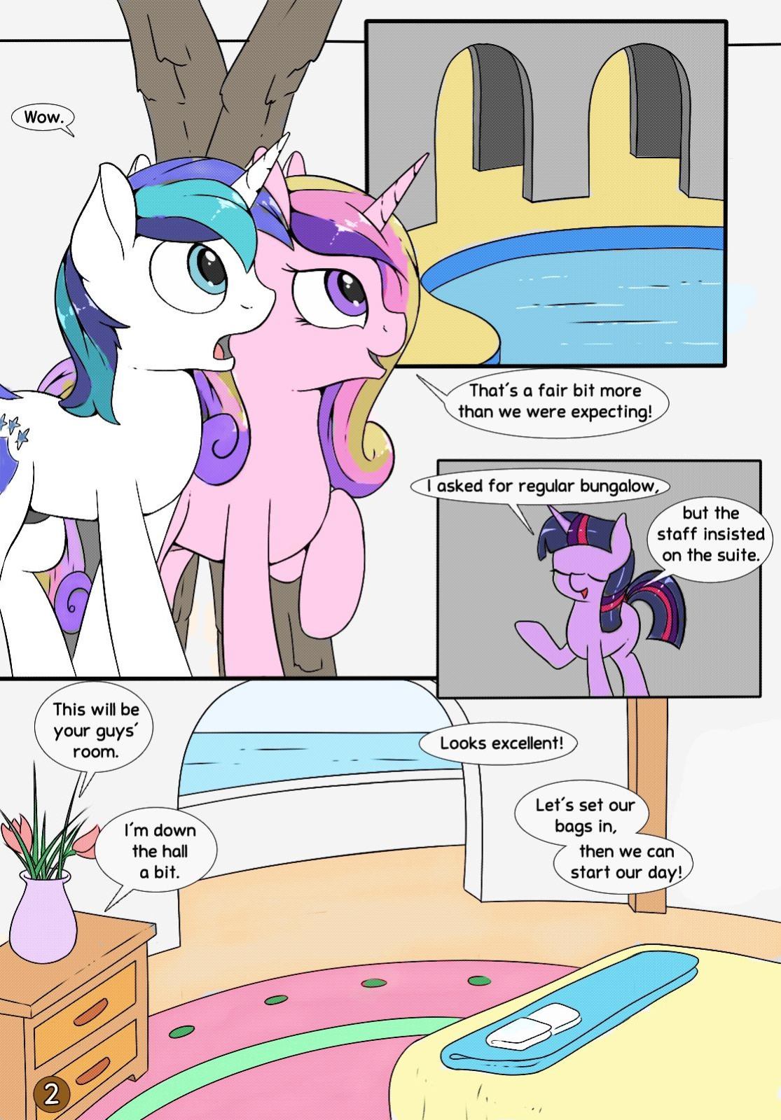 [FearingFun] Not So Relaxing Vacation (My Little Pony Friendship Is Magic)[Colorized] by ReDoXX]