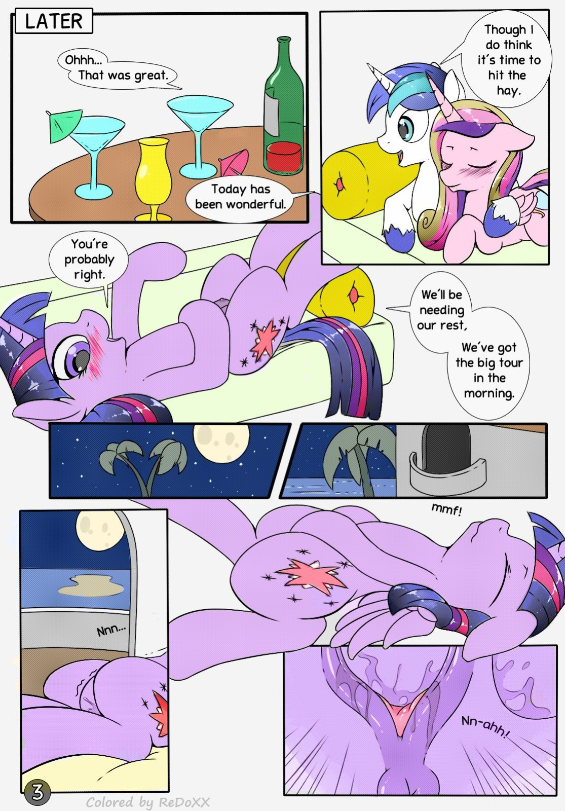 [FearingFun] Not So Relaxing Vacation (My Little Pony Friendship Is Magic)[Colorized] by ReDoXX]