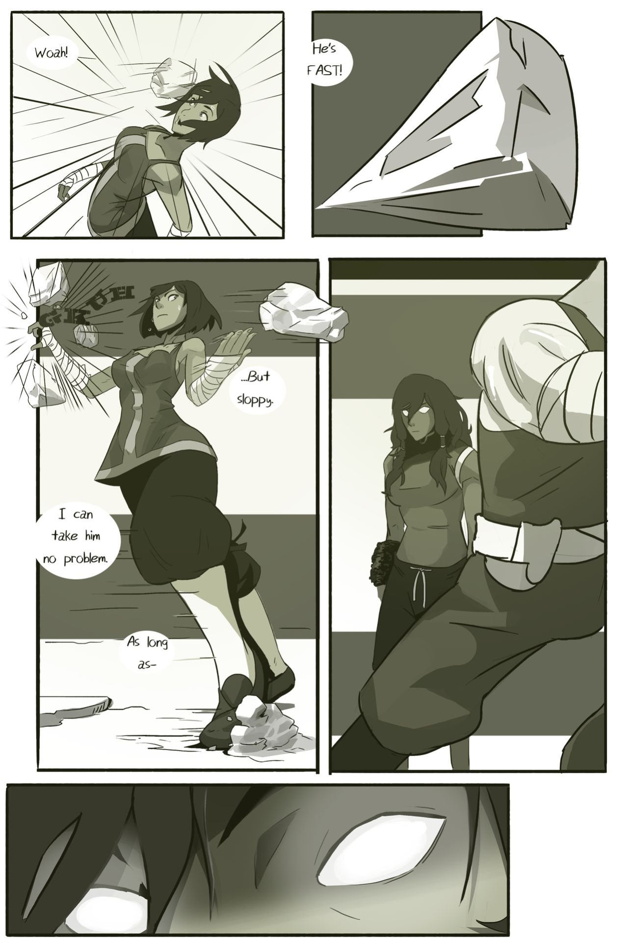 [Polyle] Caged with a Ghost (The Legend of Korra)