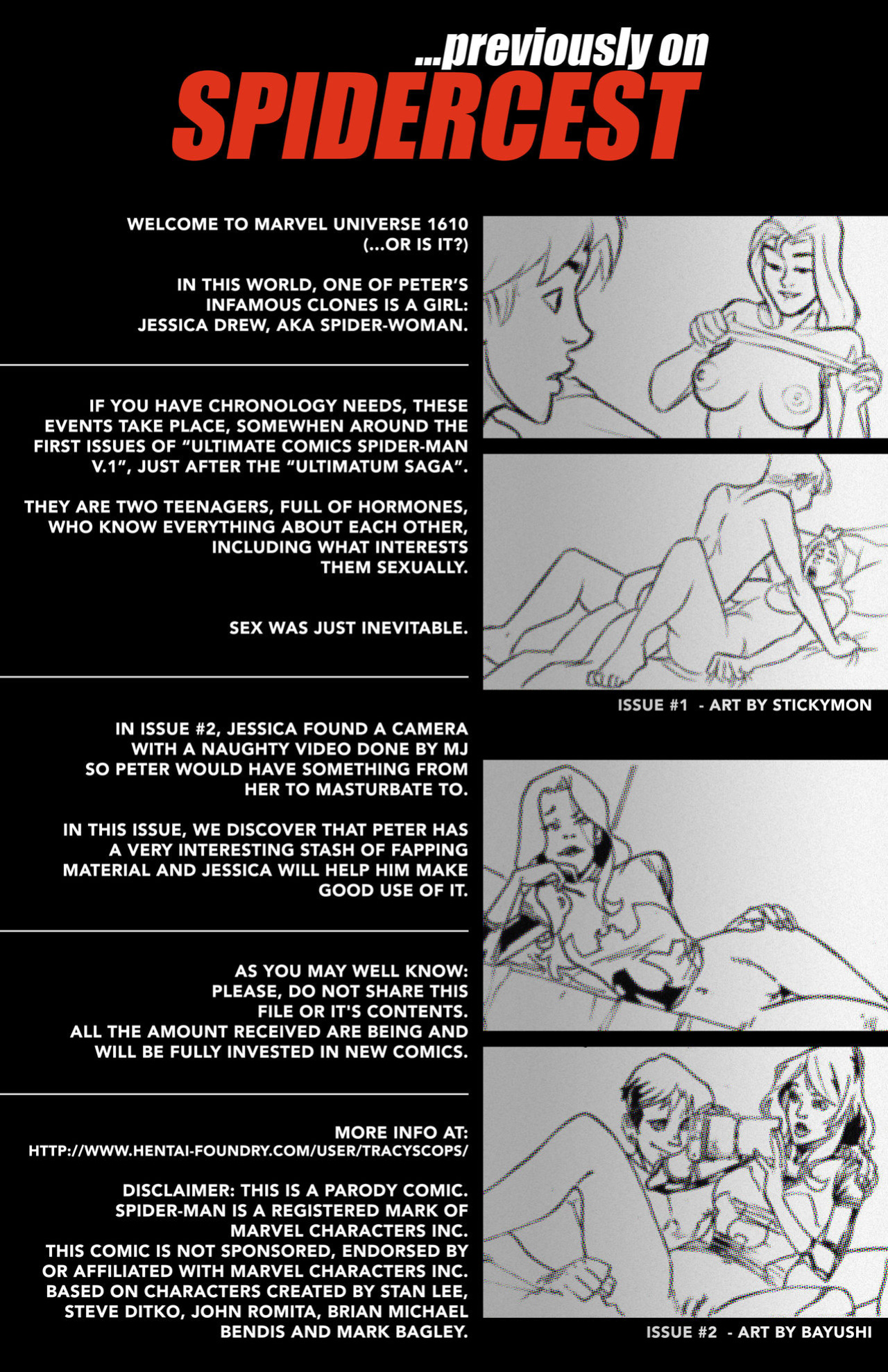 [Tracy Scops (Motor)] Ultimate Spider-Man XXX 3 - Spidercest - all-night clonebangers (Spider-Man)