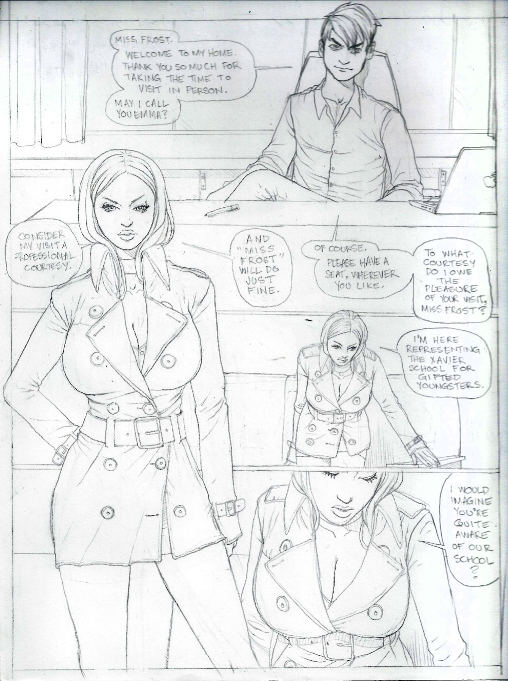 [Pegasus] X-men Comic - Submission Agenda - Emma Frost