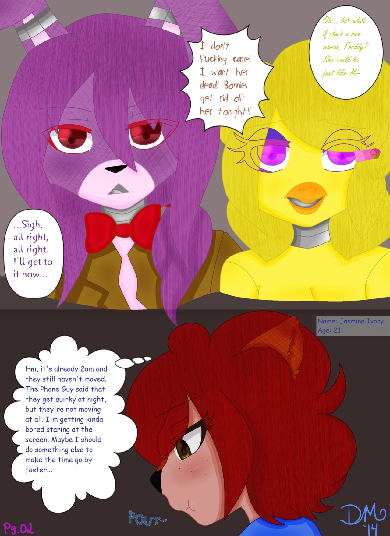 [DiscordMelody] Night 1: Bonnie x Jasmine (Five Nights At Freddy's)