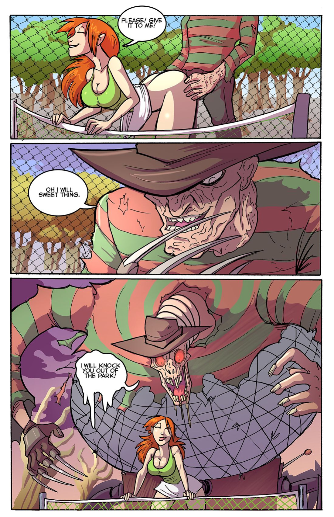 [JAEH] Nightmarish Breast Expansion (A Nightmare on Elm Street)