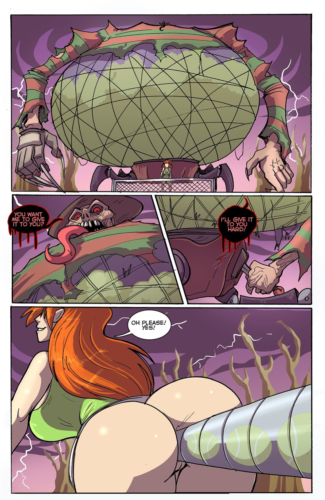 [JAEH] Nightmarish Breast Expansion (A Nightmare on Elm Street)