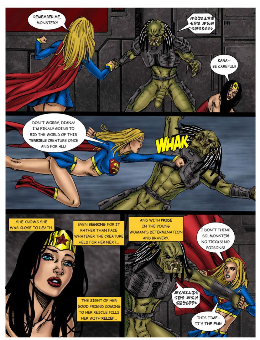[Matt Johnson] Wonder Woman vs Predator Ch. 1-3