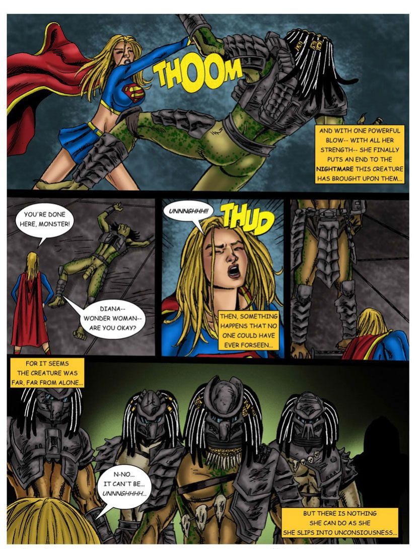 [Matt Johnson] Wonder Woman vs Predator Ch. 1-3