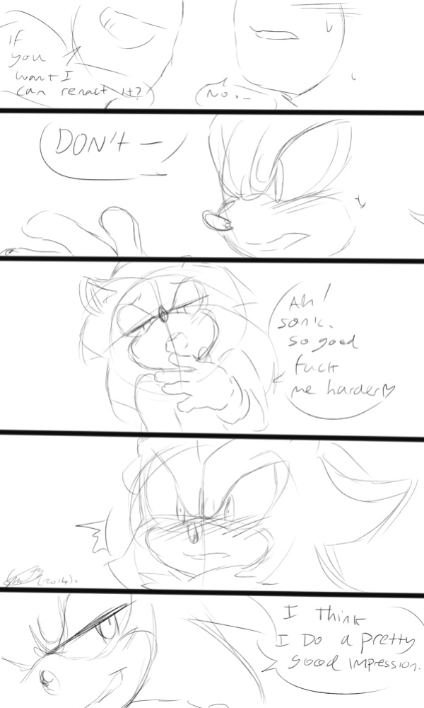 [Soina] Sketchy Sonadow Comic
