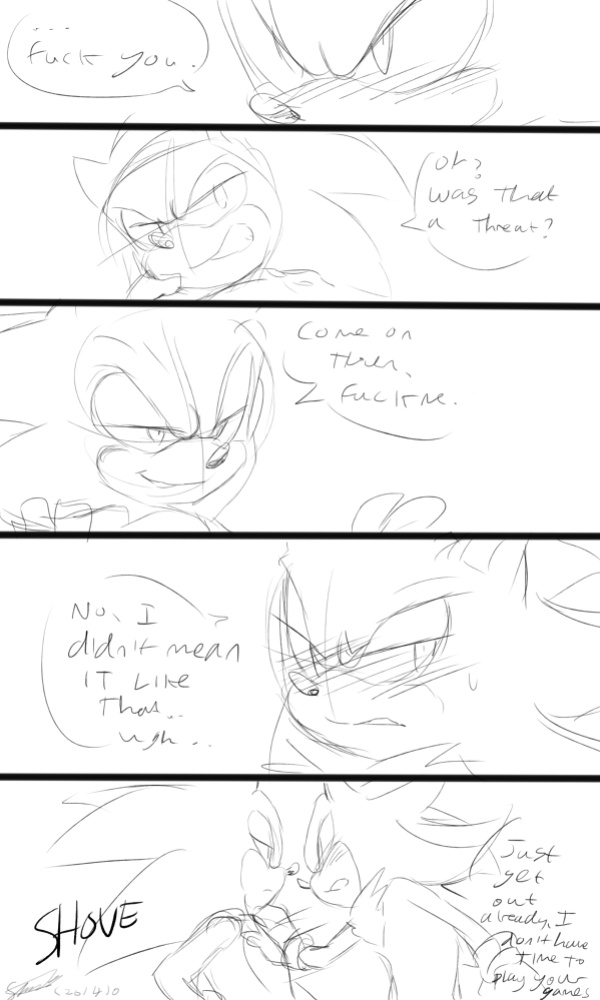 [Soina] Sketchy Sonadow Comic