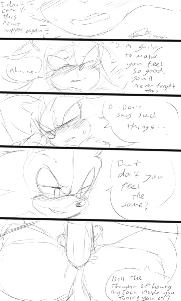 [Soina] Sketchy Sonadow Comic
