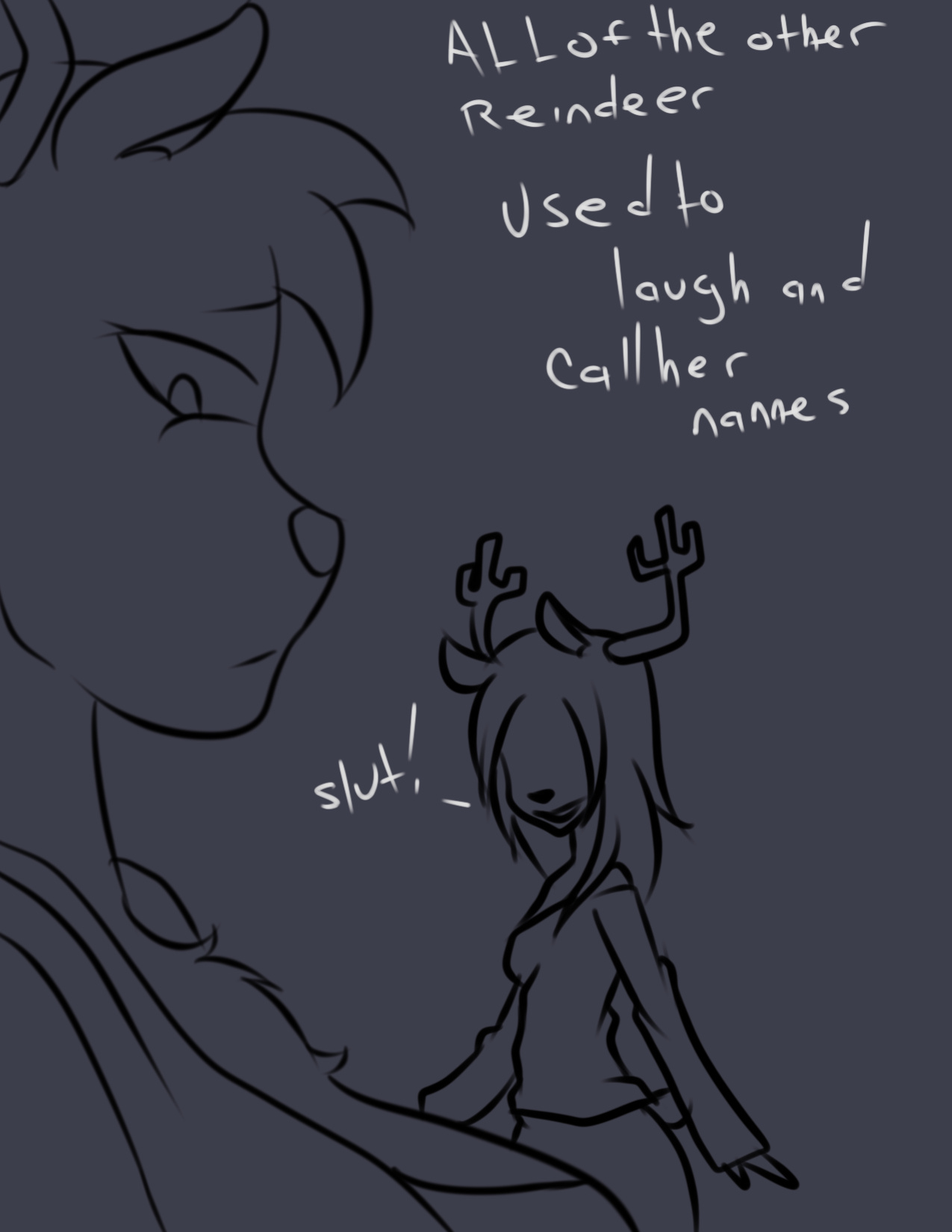 [Inuyuru} Rudolph the Red clit Reindeer