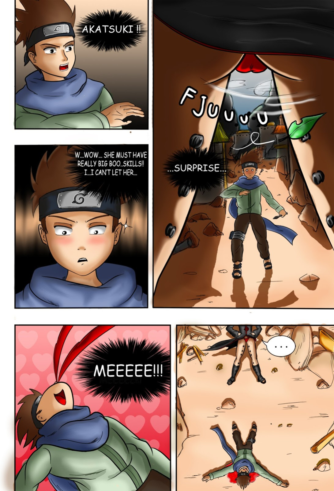[Oddrich, Reit] Feel the Pain (Naruto)
