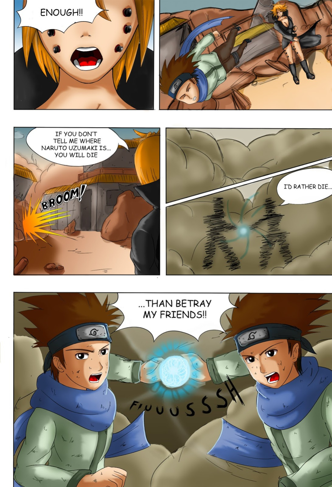 [Oddrich, Reit] Feel the Pain (Naruto)