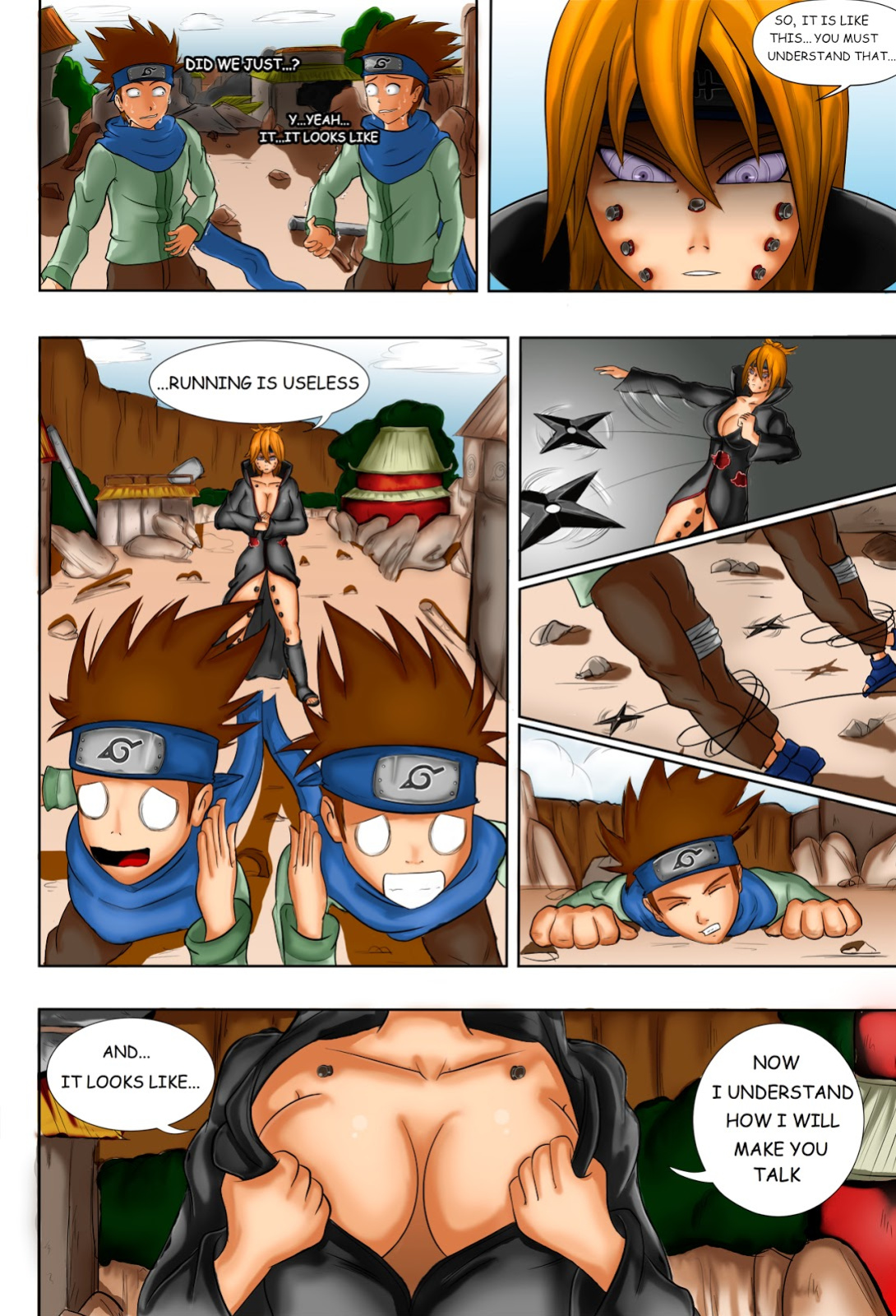 [Oddrich, Reit] Feel the Pain (Naruto)