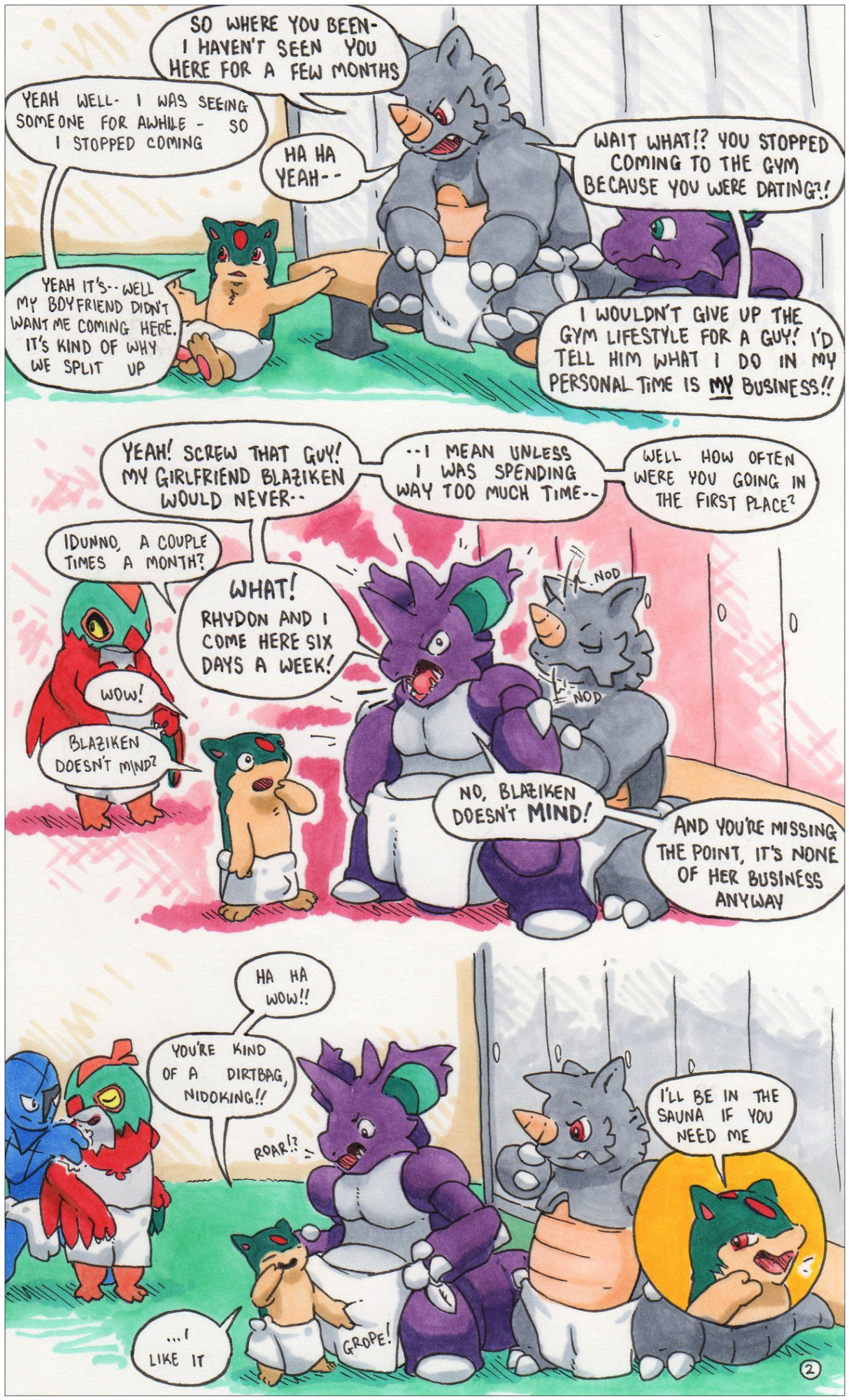 [argonvile] Rhydon/Quilava Comic