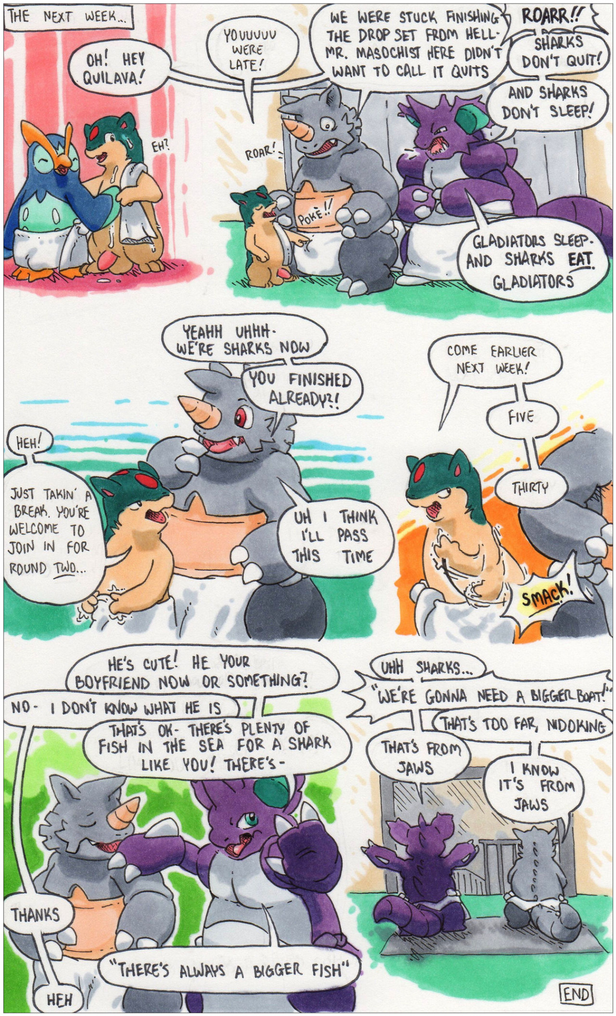 [argonvile] Rhydon/Quilava Comic