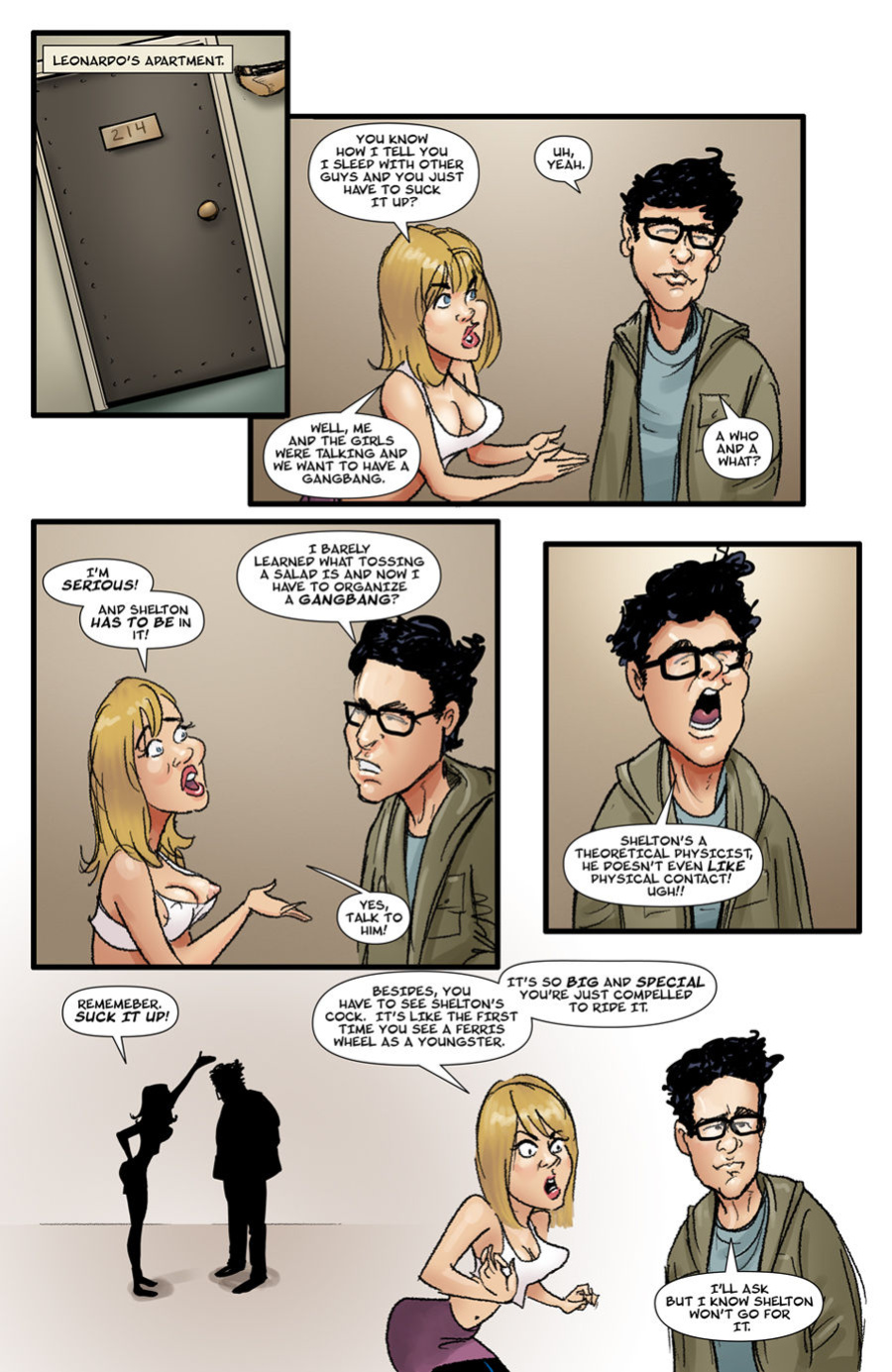 the big gang bang theory (english)