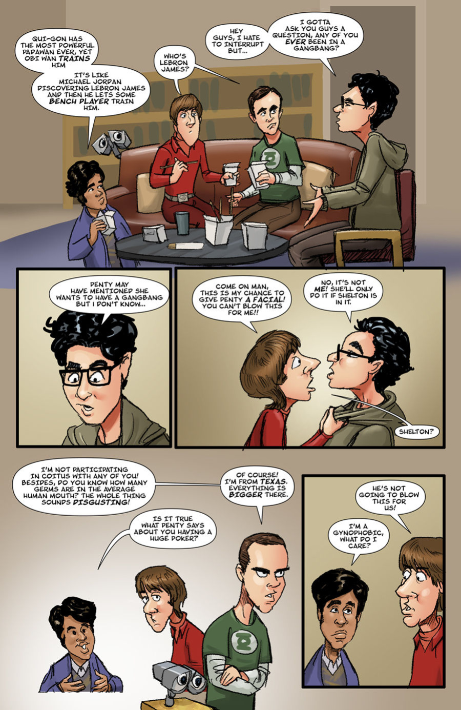 the big gang bang theory (english)